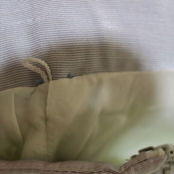 Talbots Vintage y2k Seersucker Green Striped Strapless Dress Pin Up 14 - Picture 14 of 15